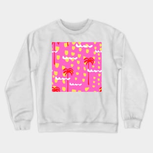 ABSTRACT PALM TREE Crewneck Sweatshirt